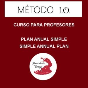 Plan Anual Simple Método I.O. Curso 1
